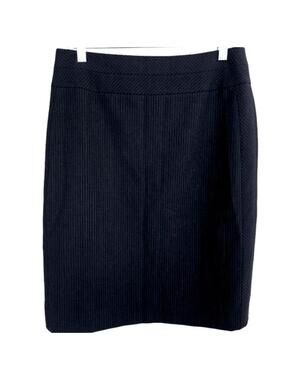 Antonio Melani Classic Black Pinstripe Skirt Size 4